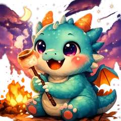 Stylized geometric fox avatar with warm orange and teal tones, bold triangular shapes, ideal for profile picture